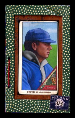 Picture, Helmar Brewing, T206-Helmar Card # 373, Mordecai BROWN (HOF), Heavy sweater, St. Louis Terriers
